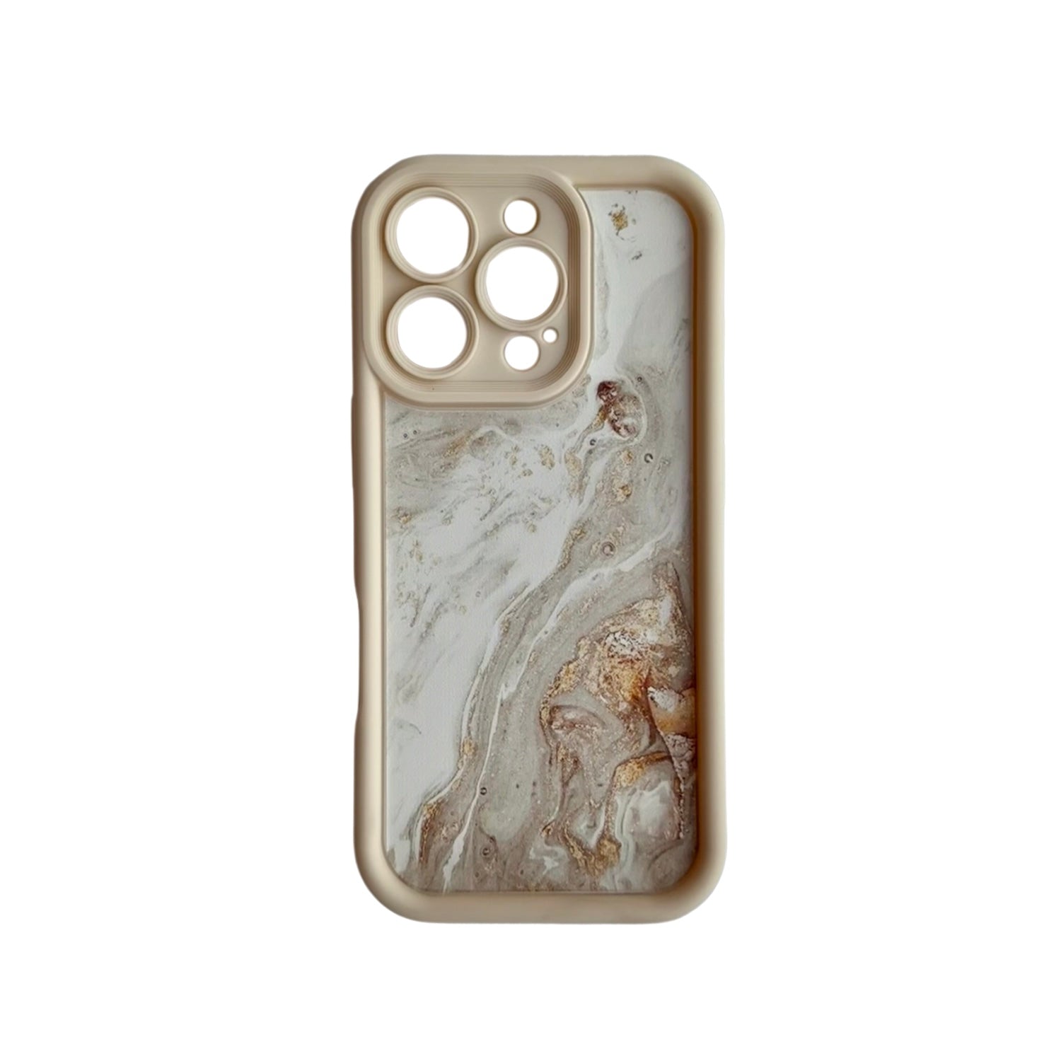 iPhone 16 hulstur | Marmari kremað
