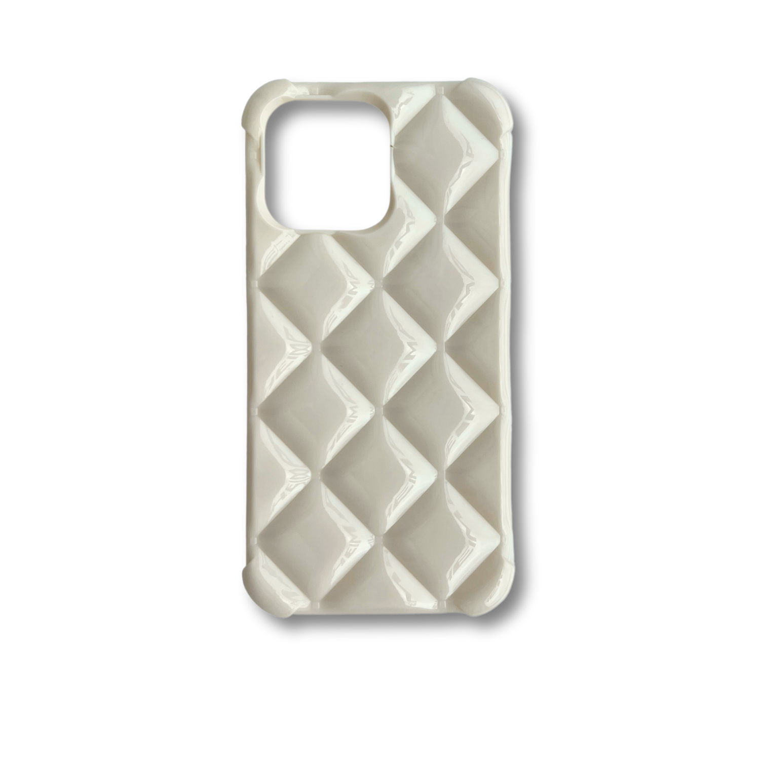 Heima er gott , Diamond iPhone hulstur | Creme - Heima er gott