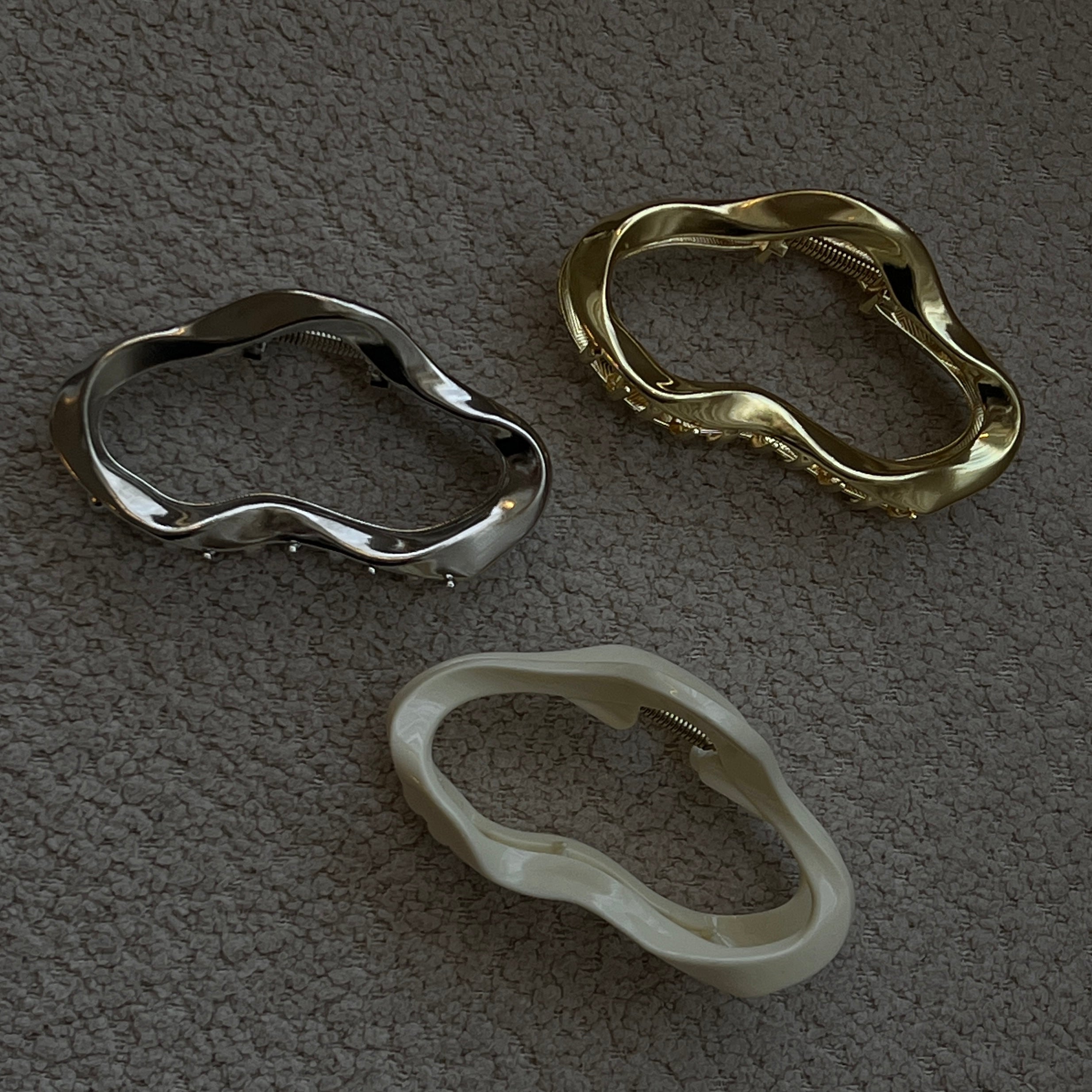 SKÝ hárklemma GULL