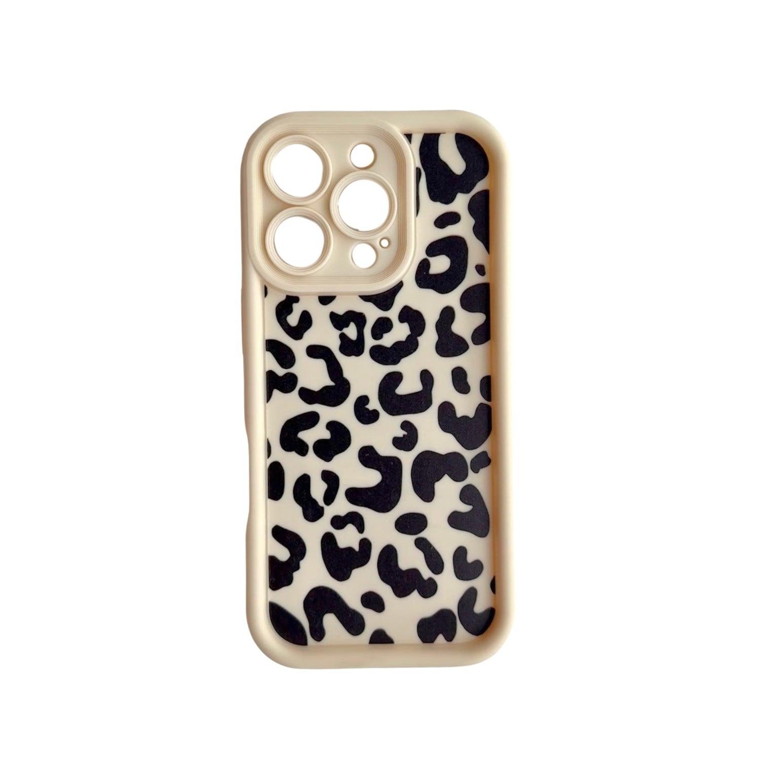 iPhone 16 hulstur | Leopard kremað