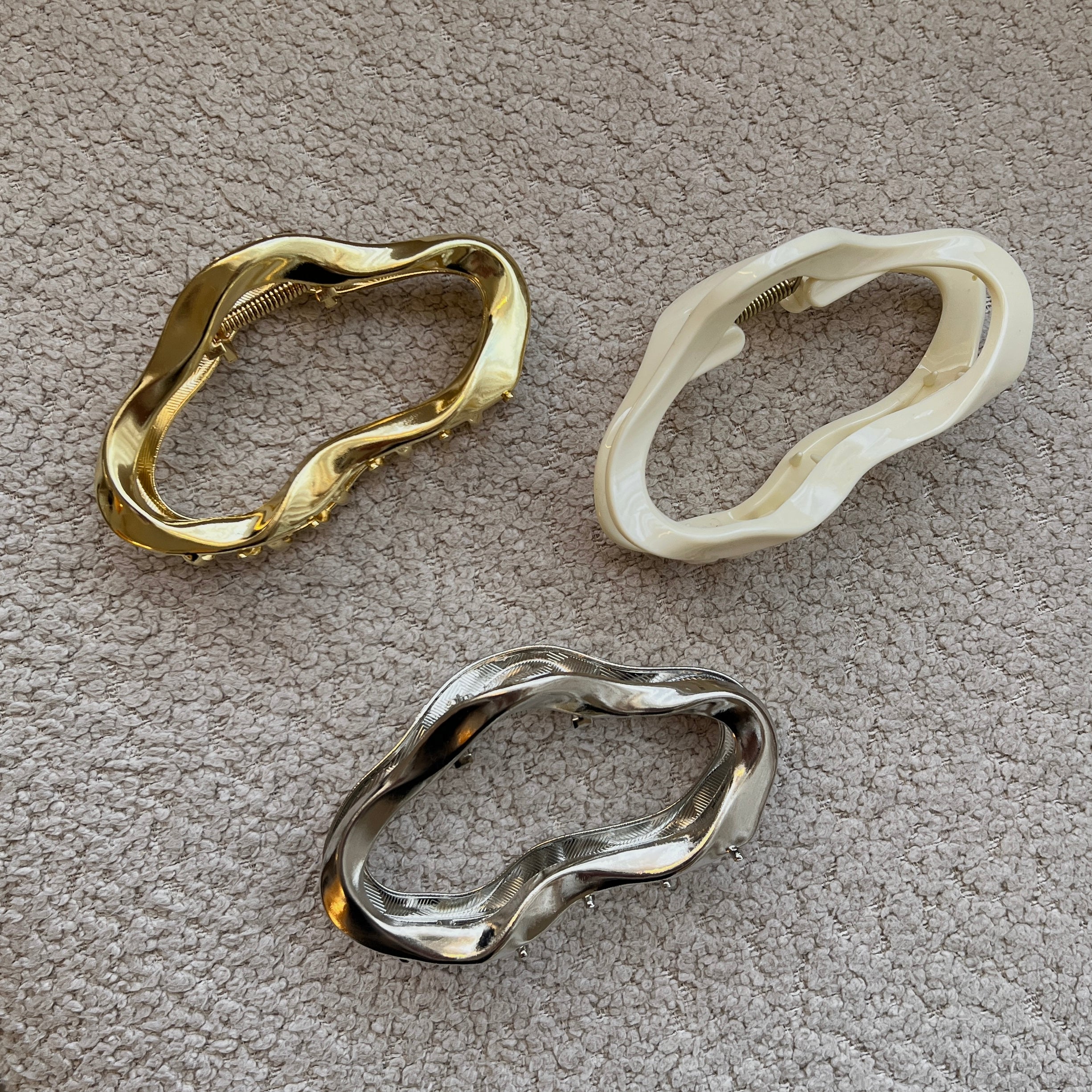 SKÝ hárklemma GULL