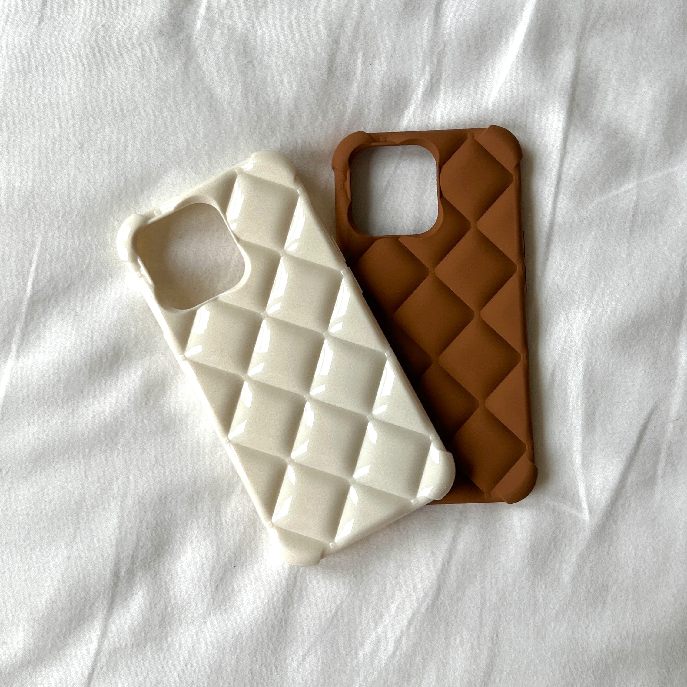 Heima er gott , Diamond iPhone hulstur | Creme - Heima er gott