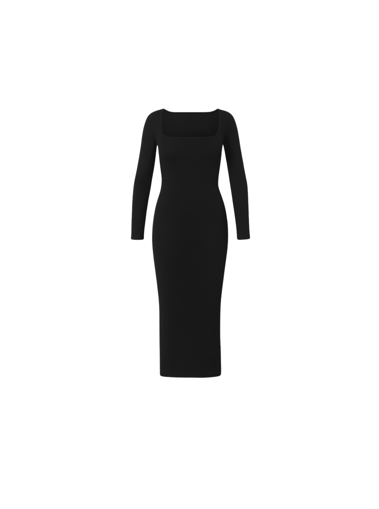 ANETTA ribbed bómull kjóll | LAKKRÍS