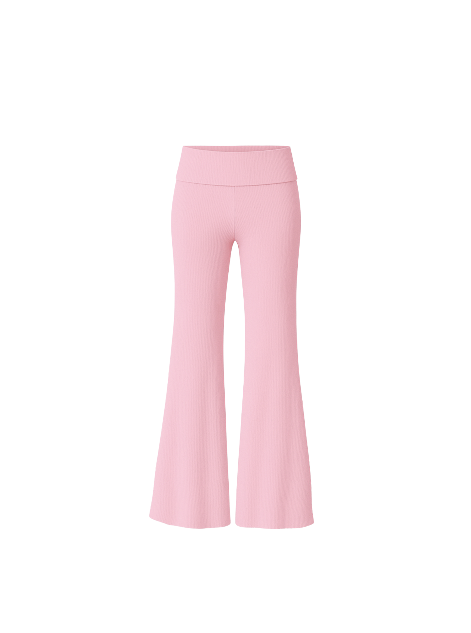 LEA double ribbed bómull buxur | ROSÉ