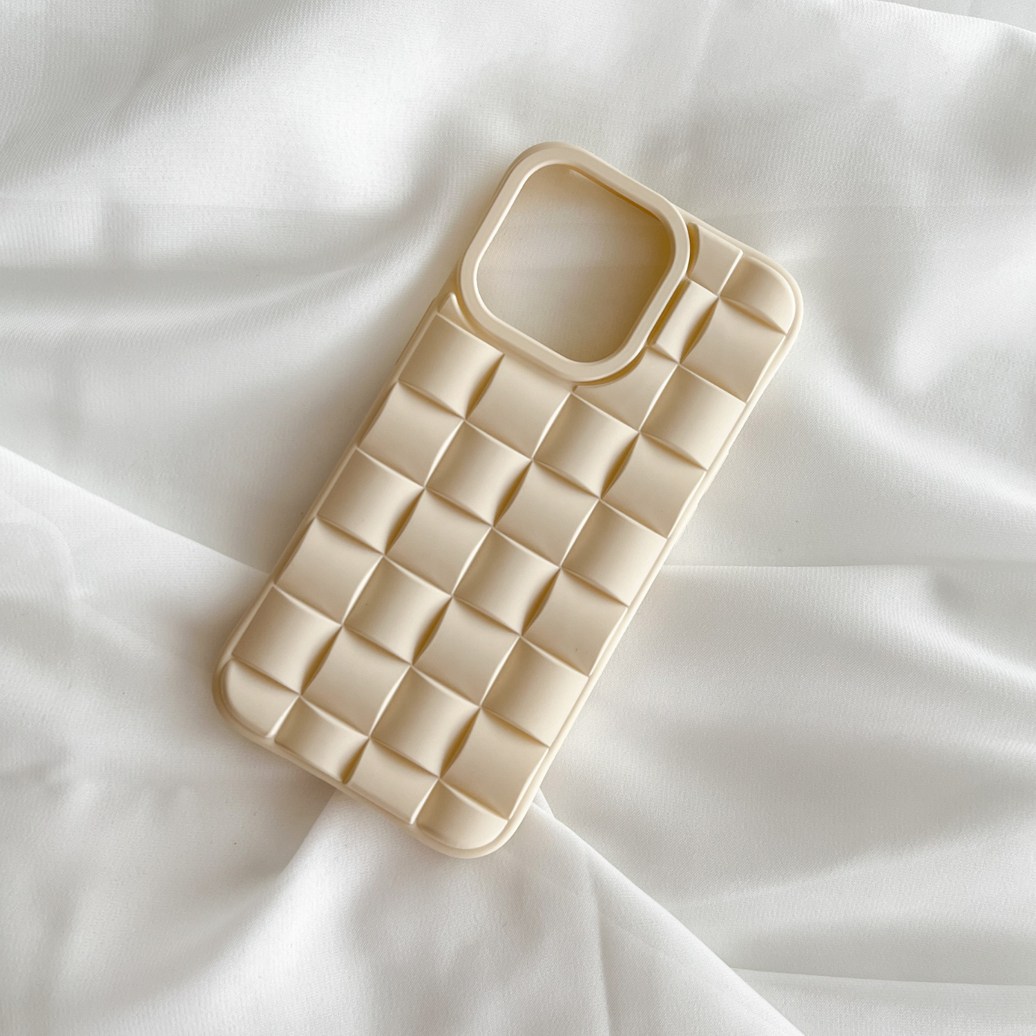 Heima er gott , BRAIDED iPhone hulstur | CREME - Heima er gott