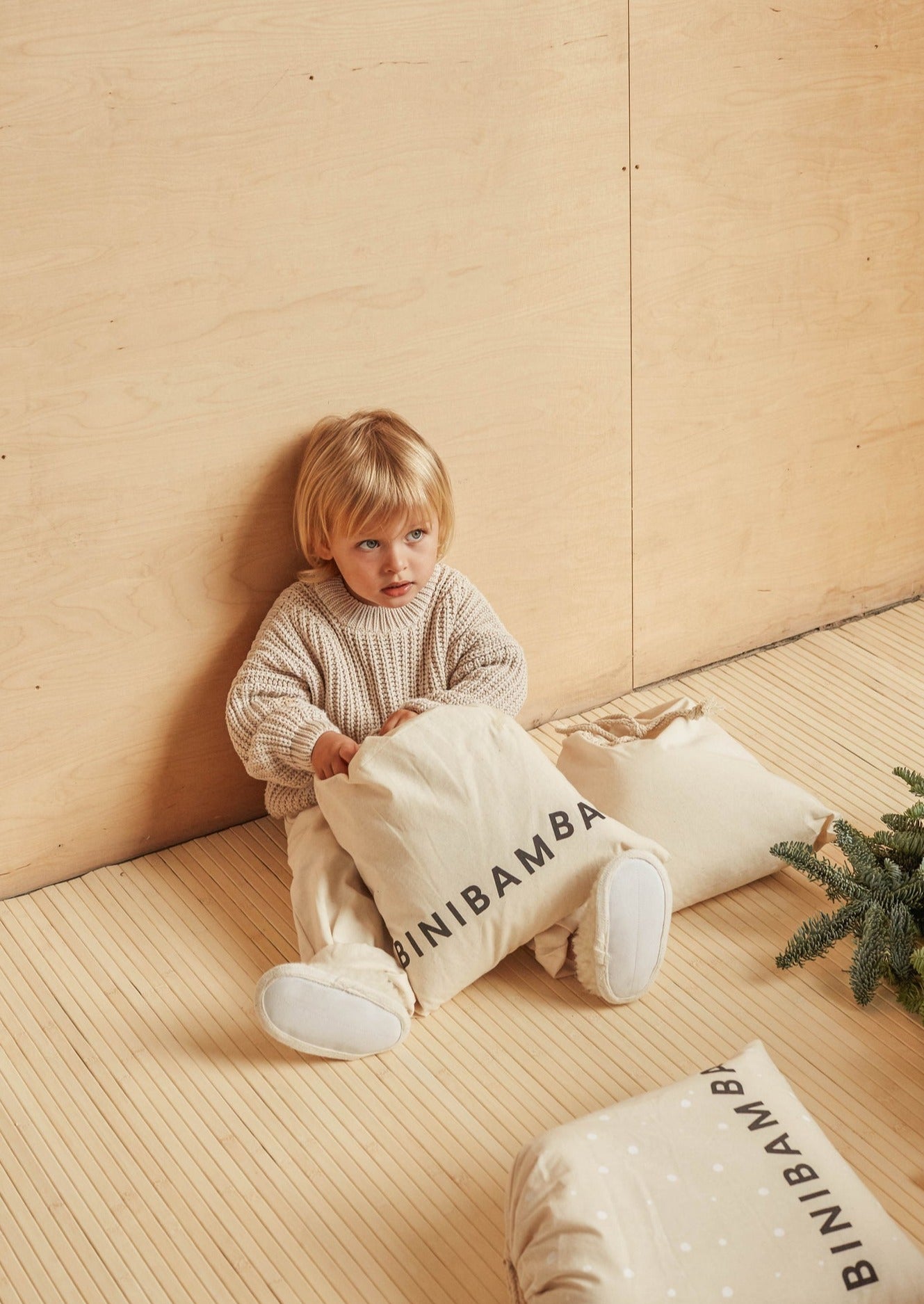 BINIBAMBA , BABY Merino Booties inniskór | FORSALA - Heima er gott
